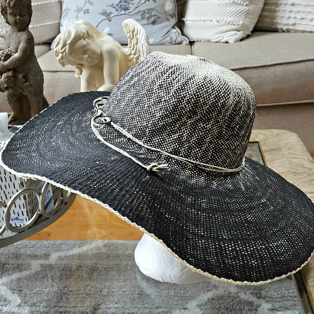 NWOT! BOHO Quagga GREEN LABEL Sun GARDEN HAT - Picture 3 of 5